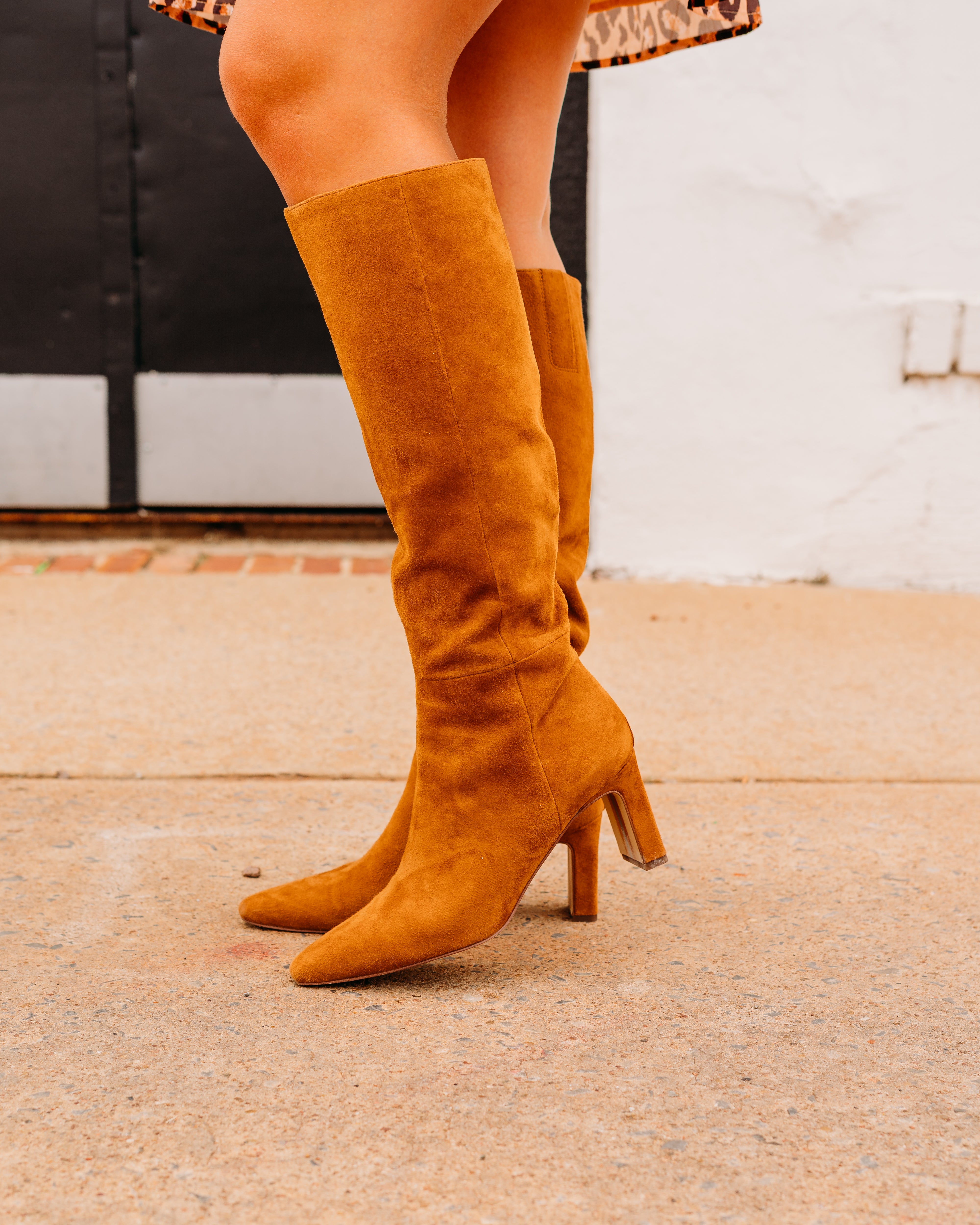 ブーツ sunsea Oiled Suede One Side Gore Boots Sam Edelman Sylvia Frontier Brown Suede Knee High Boots – The