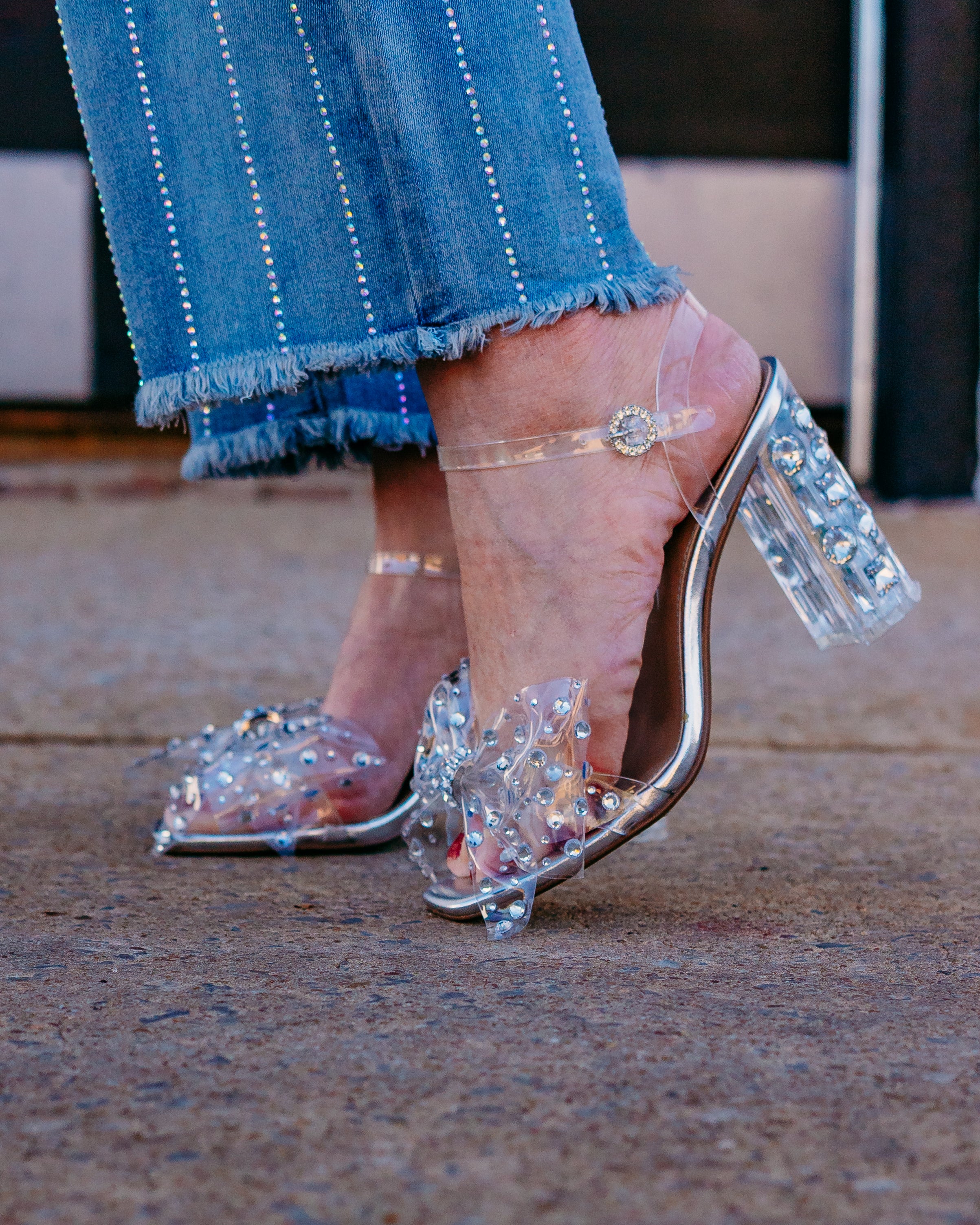Women's Pratt Heels in Silver | Size 8.5