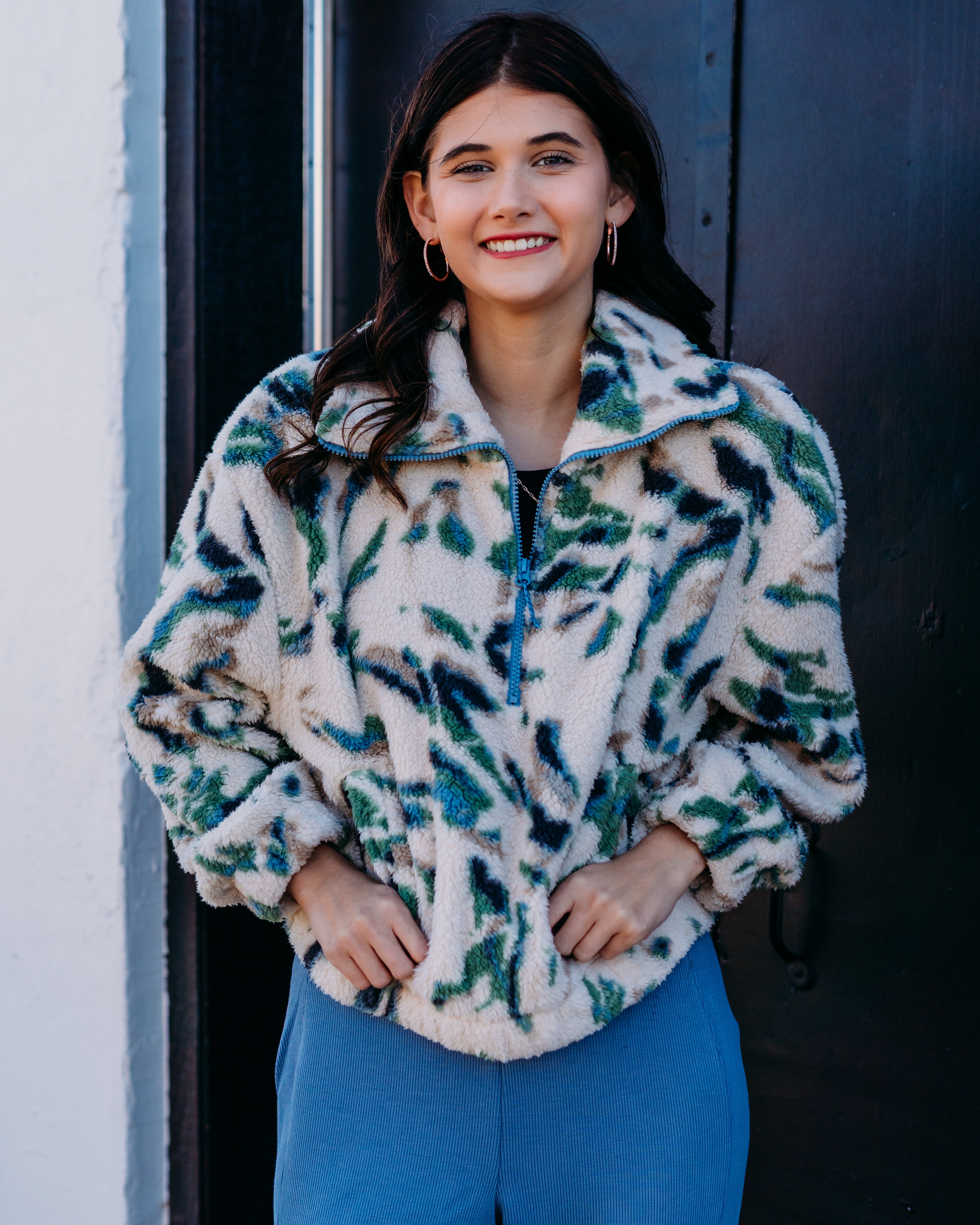 Barra Fleece Half Zip in White Cap: Cozy & Stylish Hoodie – The