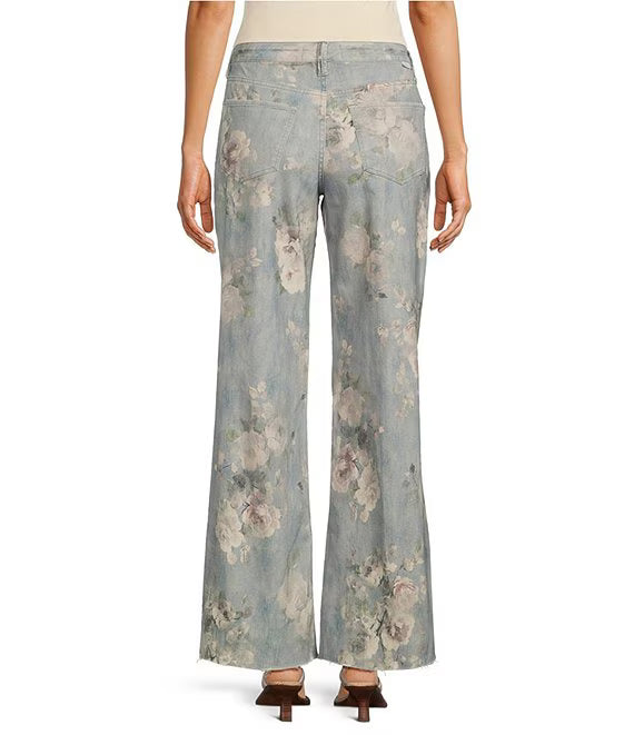 Dear John: Micah Flare Jeans in Sea Glass Garden