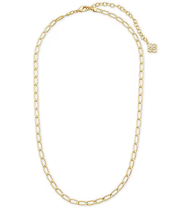 Kendra Scott: Merrick Chain Necklace in Gold - The Vogue Boutique