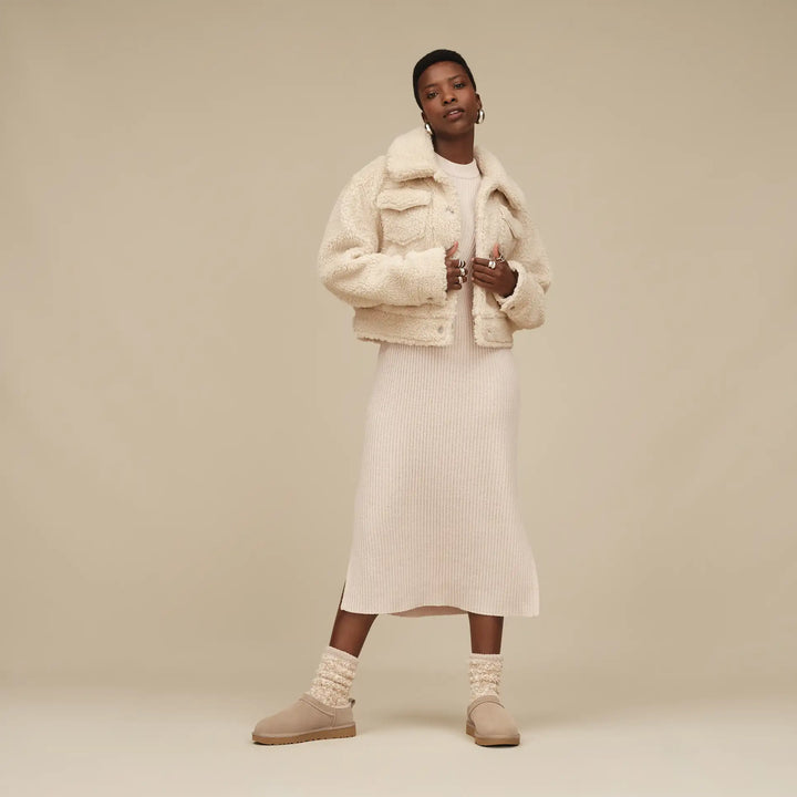 UGG: Cozy Chenille Socks In Cream (UAS0011W-CRM)