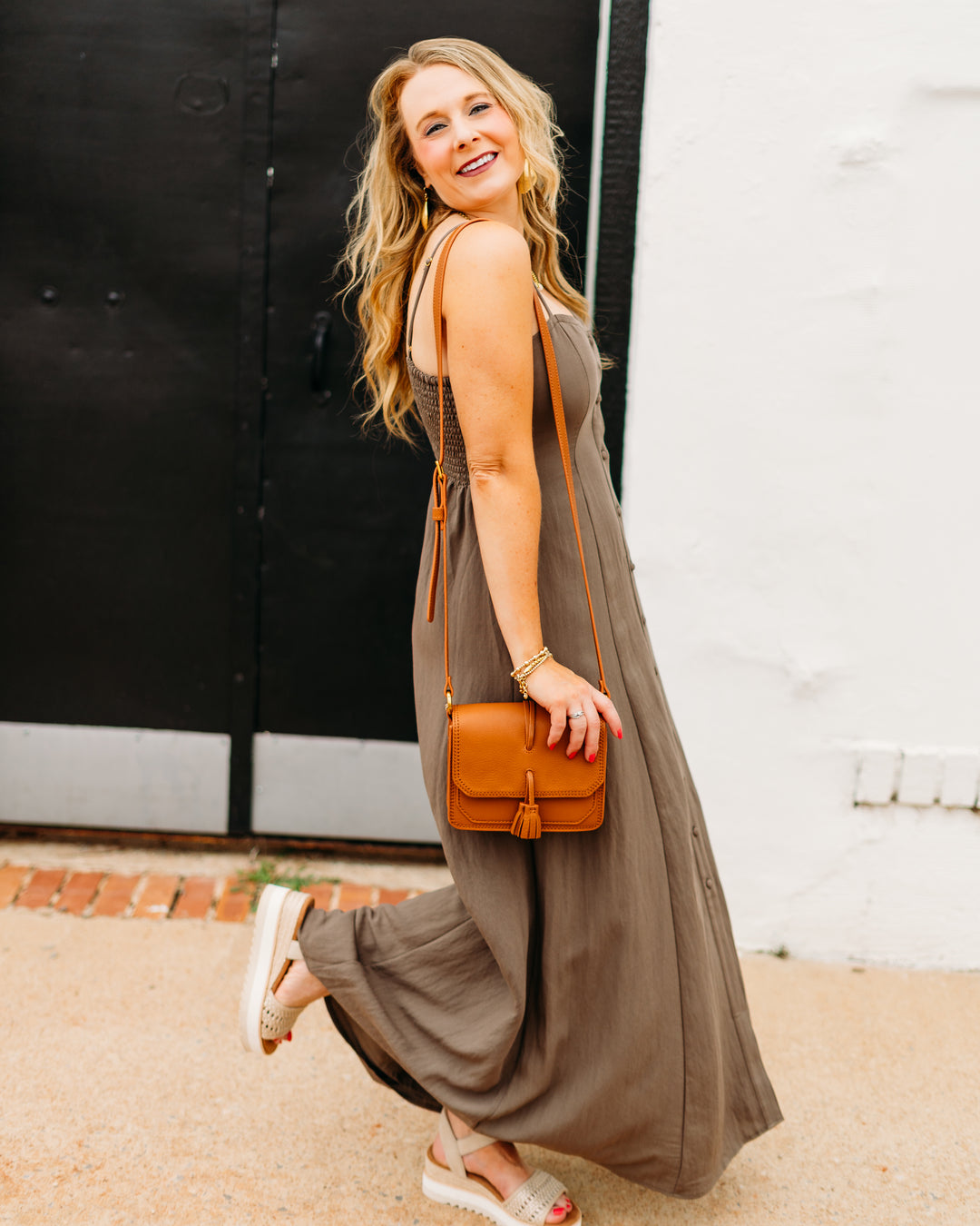 Z Supply: Angel Eyes Midi Dress in Tiki - The Vogue Boutique