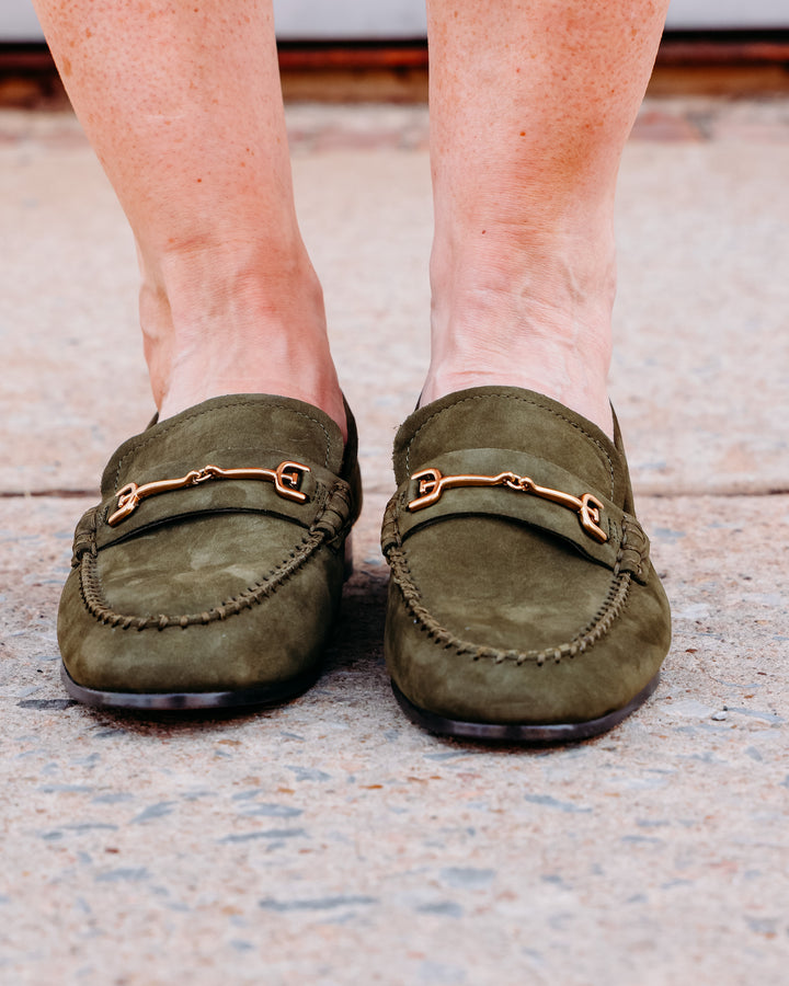 Sam Edelman: Loraine 8 in Olive Branch Nubuck (K0590L1300)