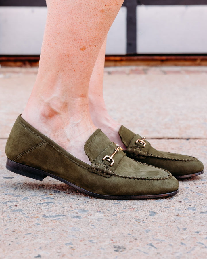 Sam Edelman: Loraine 8 in Olive Branch Nubuck (K0590L1300)