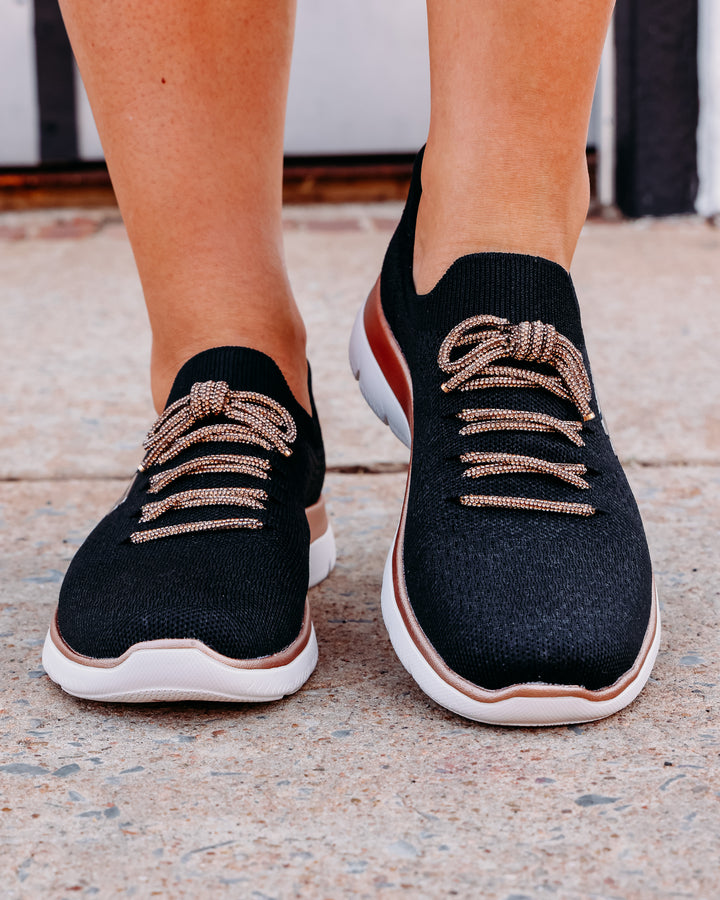Skechers: Summits - Crystal Dream in Black and Rose Gold (150297)