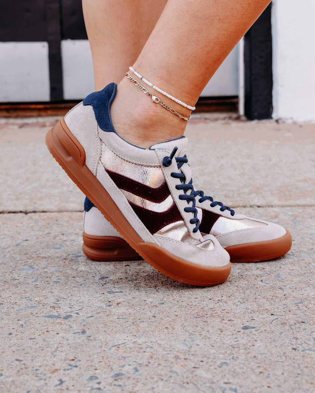 Steve Madden: Verdict Tennis Shoe in Blue Gold (VERD04S139A100)
