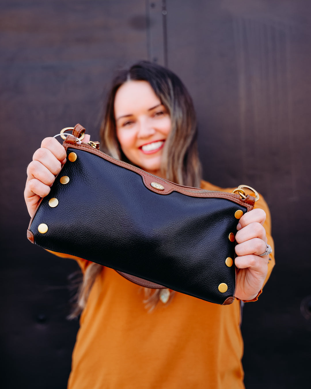 Hammitt: Kyle Handbag East End/Antique Gold
