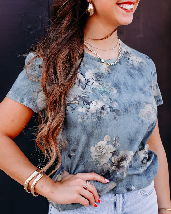 Dear John: Unity Top in Sea Glass Garden (DKN2083D8SGG-S)
