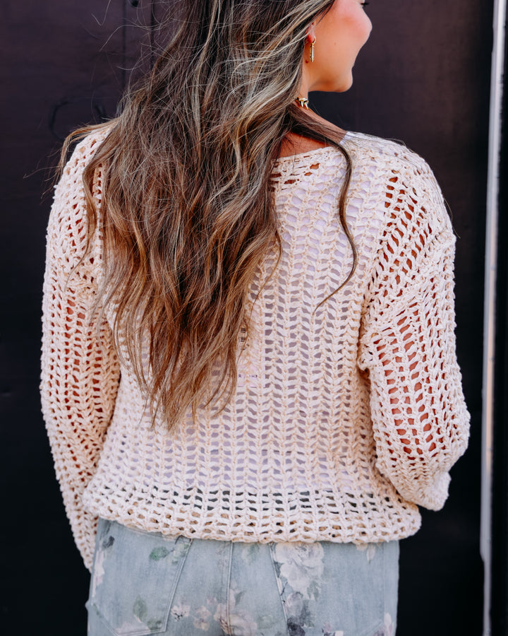 Dear John: Adela Long Sleeve Top in Light Beige (DSW3214LTI-S)