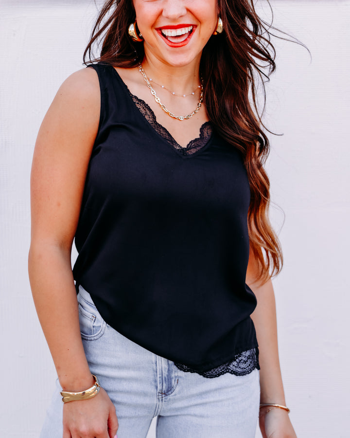 Tribal: Cami With Lace in Black (62390-1229)