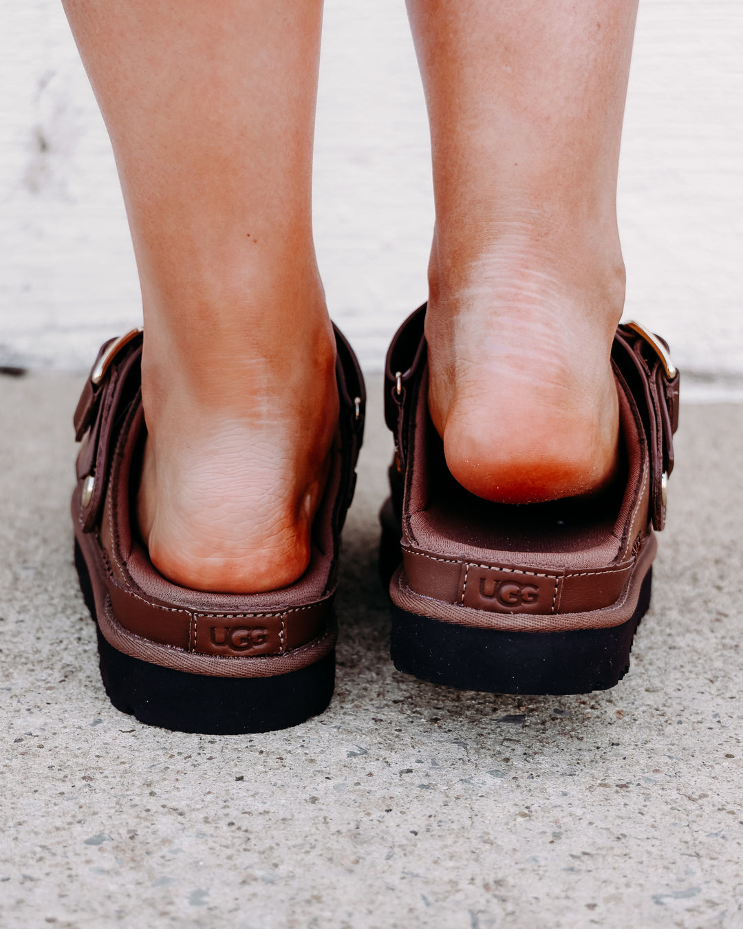 UGG: W Goldenstar Villa Clog in Dark Chestnut (1169590)