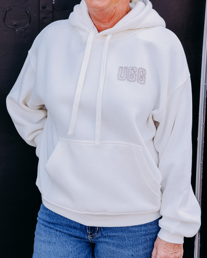 UGG: W UGG Logo Hoodie in Nimbus