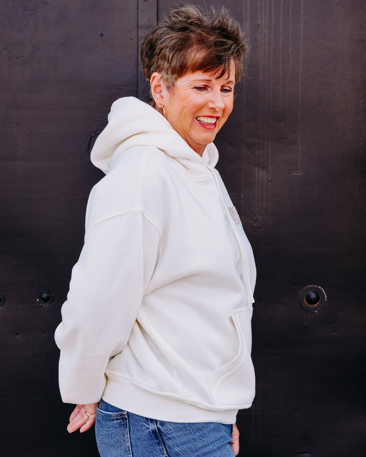 UGG: W UGG Logo Hoodie in Nimbus