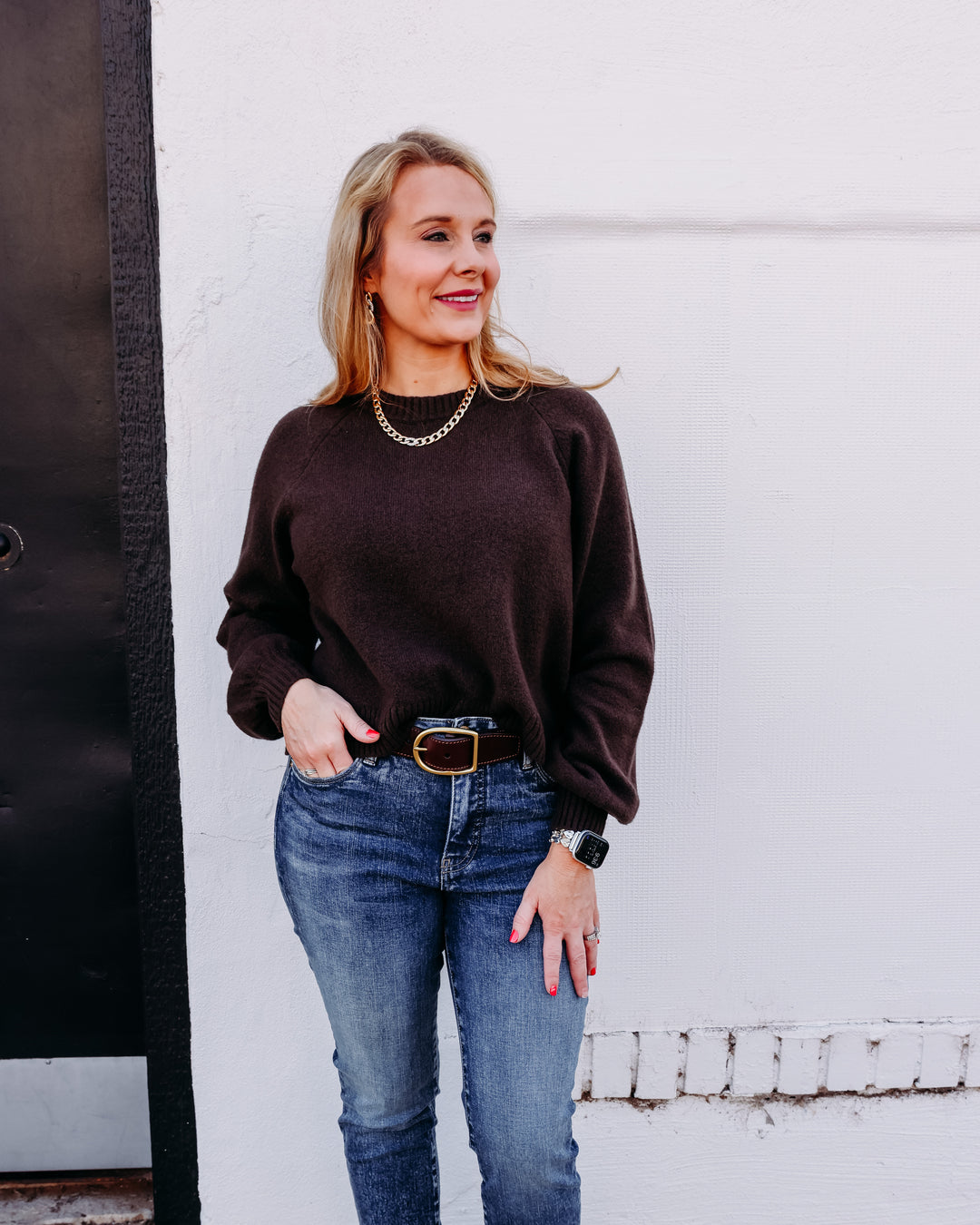 Z Supply: Coming Up Sweater in Dark Chocolate (ZW261972)