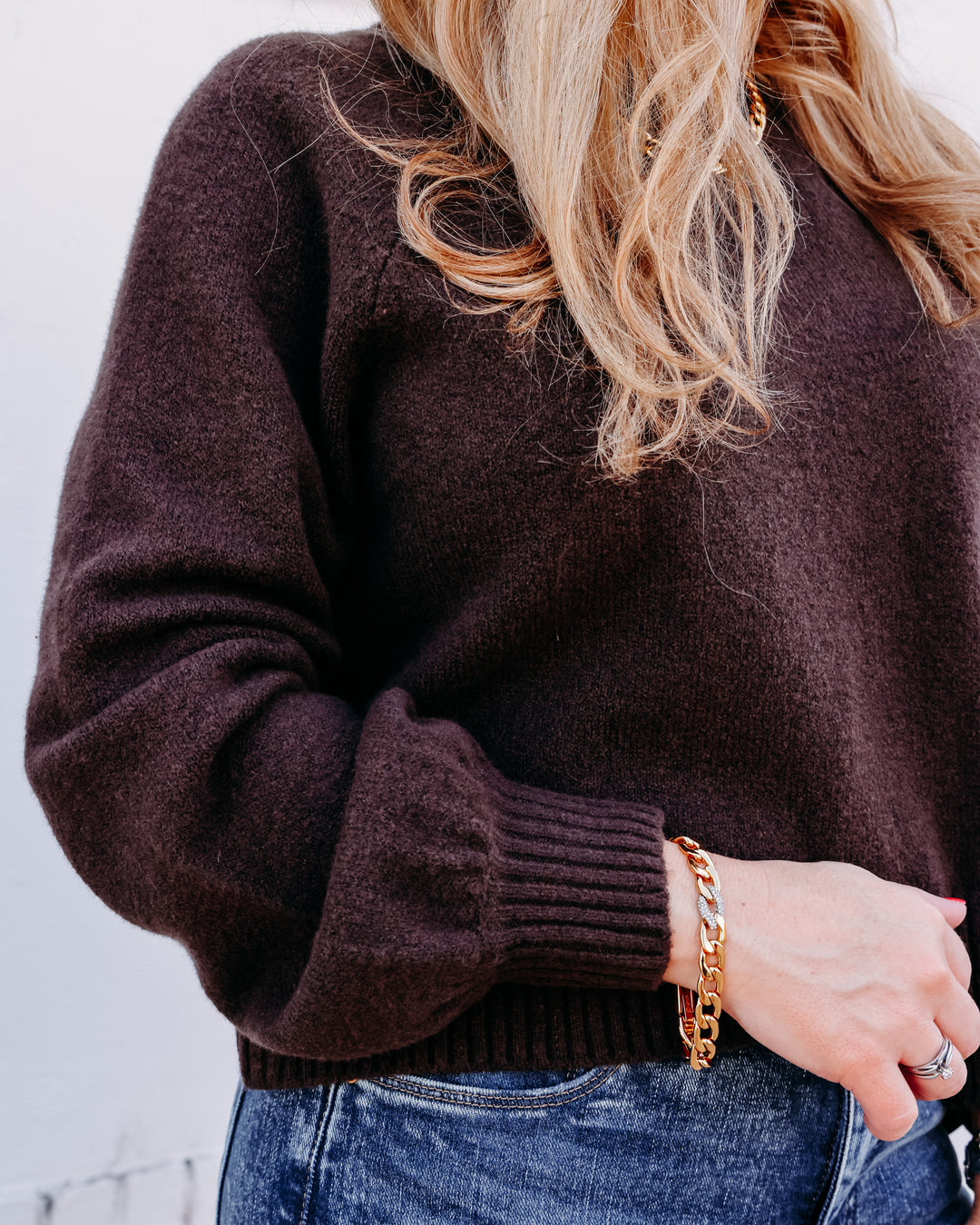 Z Supply: Coming Up Sweater in Dark Chocolate (ZW261972)