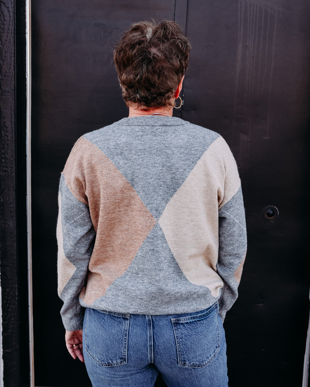 Esqualo: Sweater Argile in Print (F2602550)