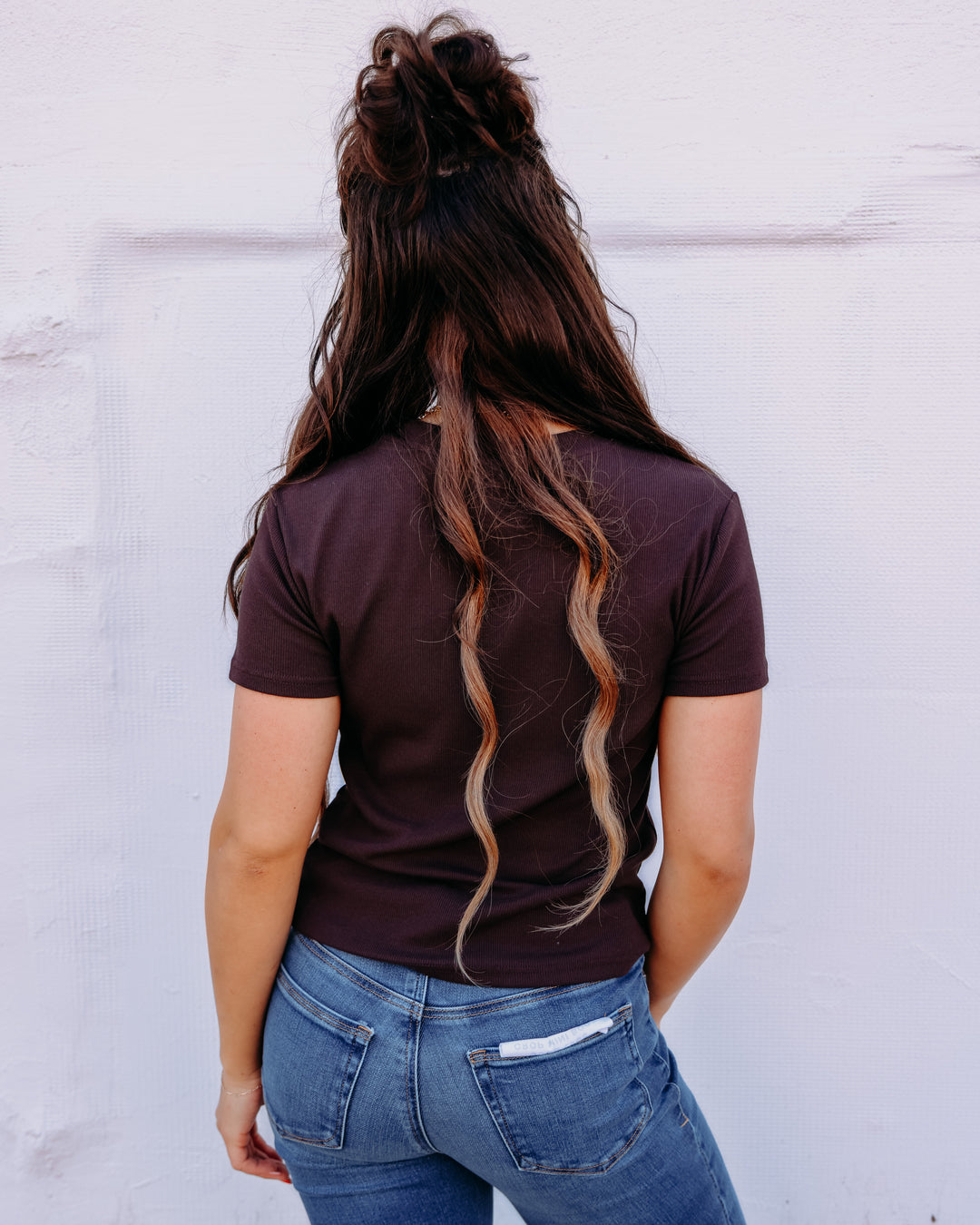 Thread & Supply Annie Tee Short Sleeve Coffee Bean