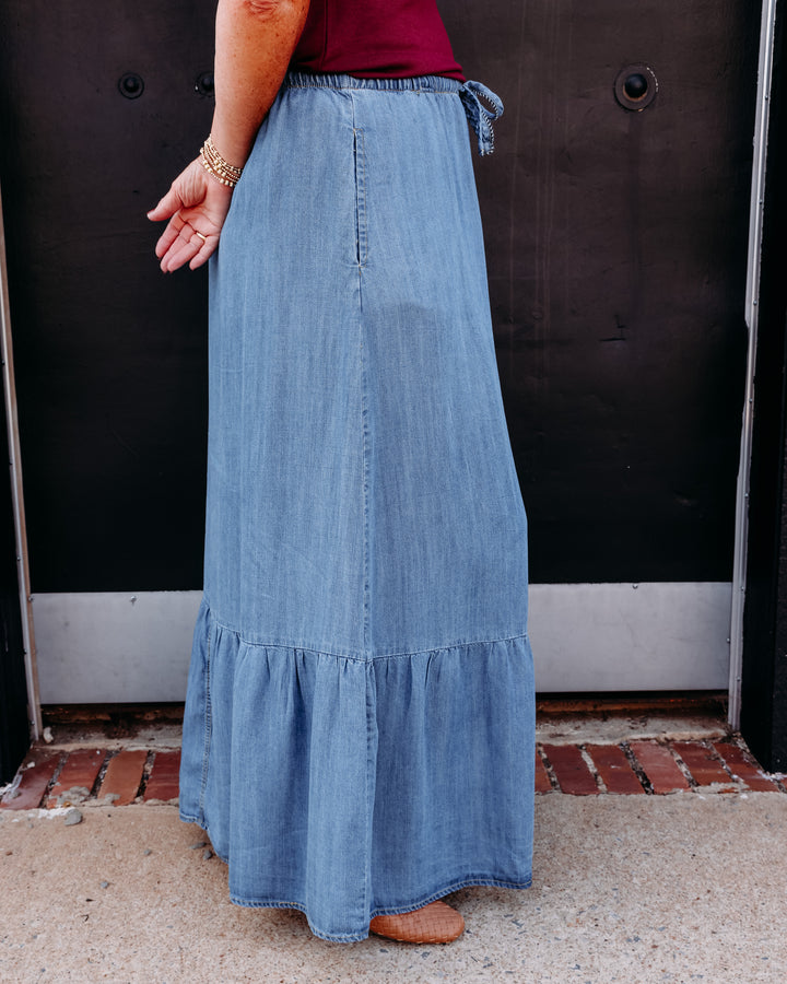 Thread & Supply Darla Skirt in Mariana Wash (B2547LZTTS)