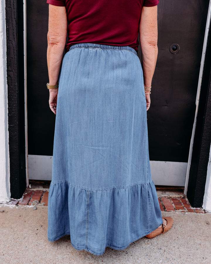 Thread & Supply Darla Skirt in Mariana Wash (B2547LZTTS)