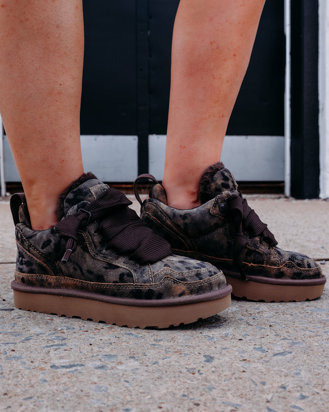 UGG: W Lowmel Spotted in Chestnut