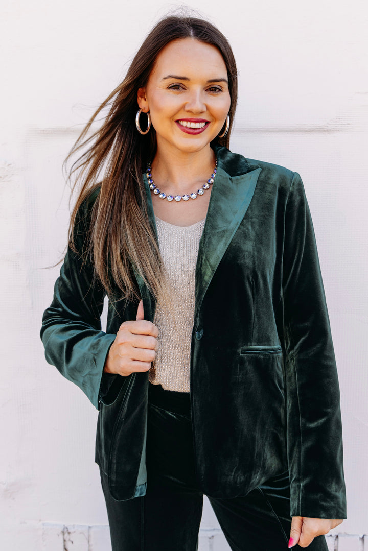 Elan: Blazer in Emerald (Ve8578)