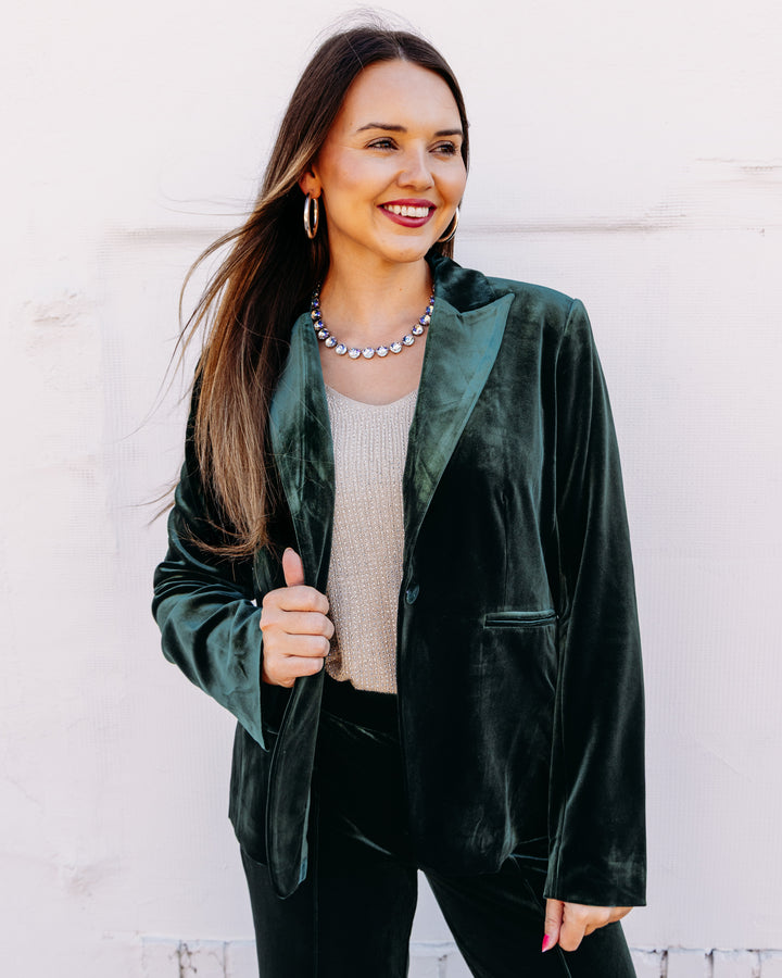 Elan: Blazer in Emerald (Ve8578)
