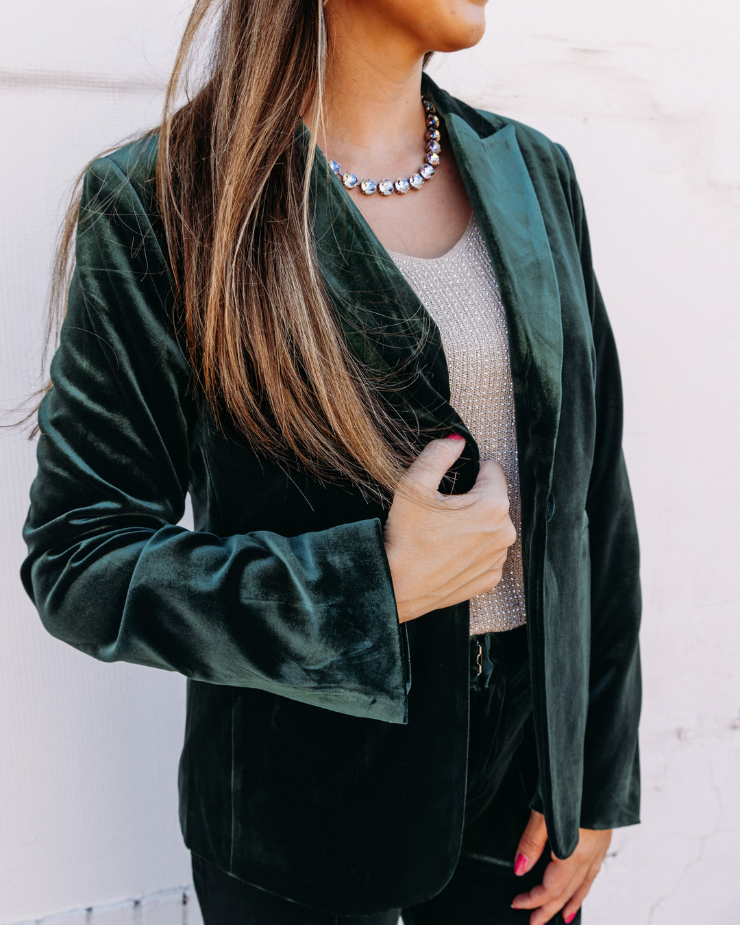 Elan: Blazer in Emerald (Ve8578)
