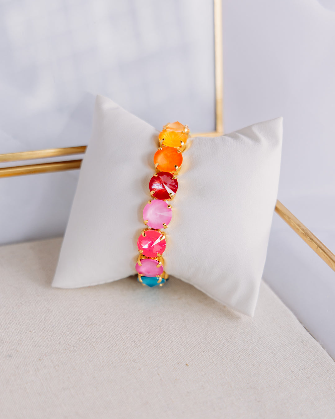 TOVA: (B7077WAT-M) Croatia Stretch Bracelet Watermelon