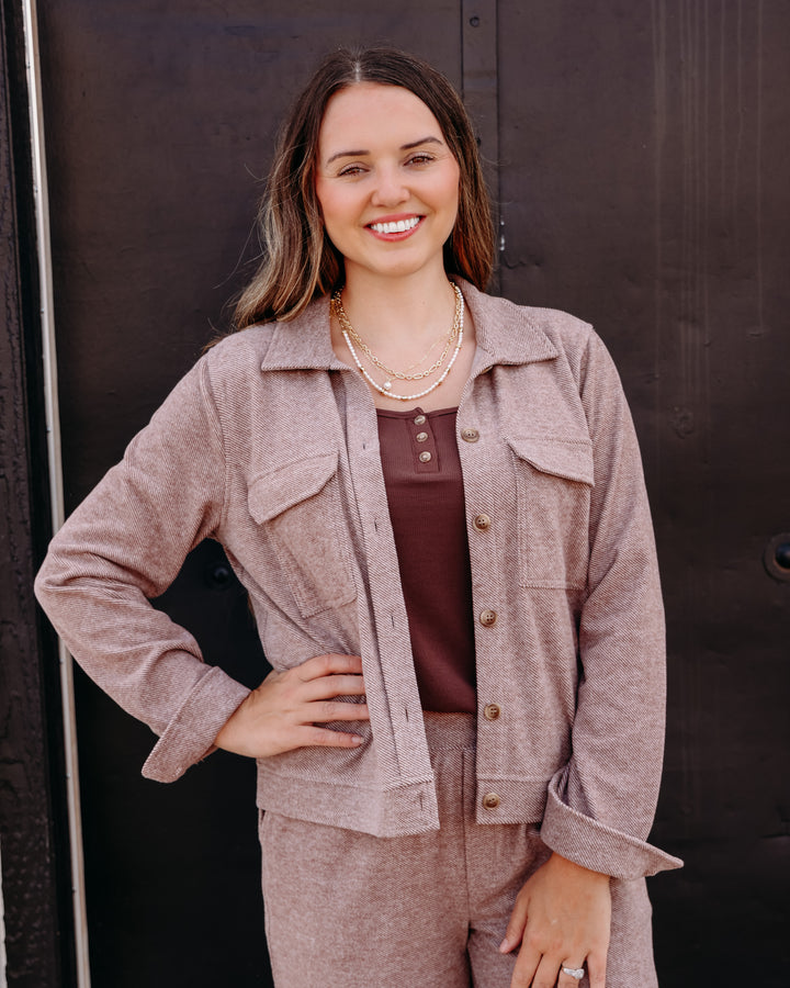 Thread & Supply: Faye Jacket in Clove Heather
