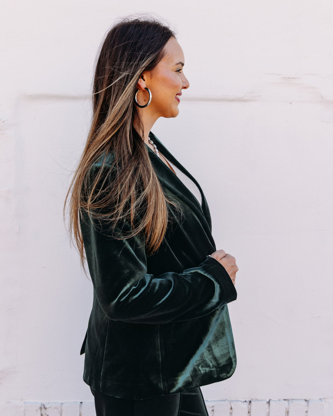 Elan: Blazer in Emerald (Ve8578)