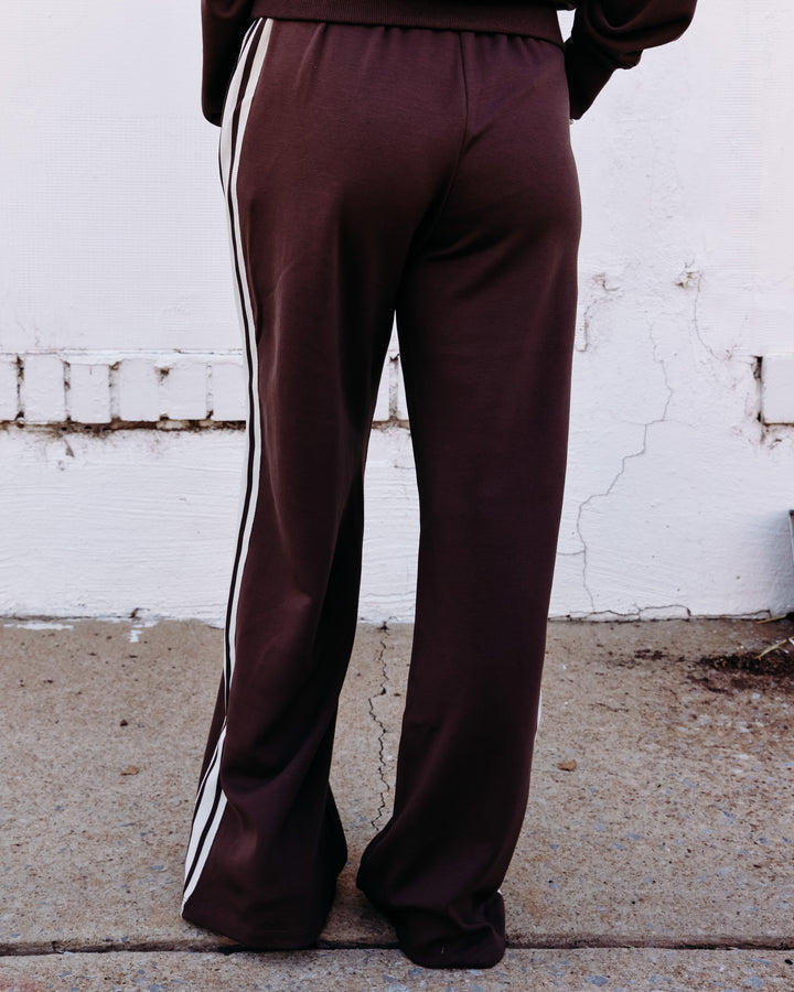 Z Supply: Breakaway Track Pant in Dark Chocolate ZVP263585S