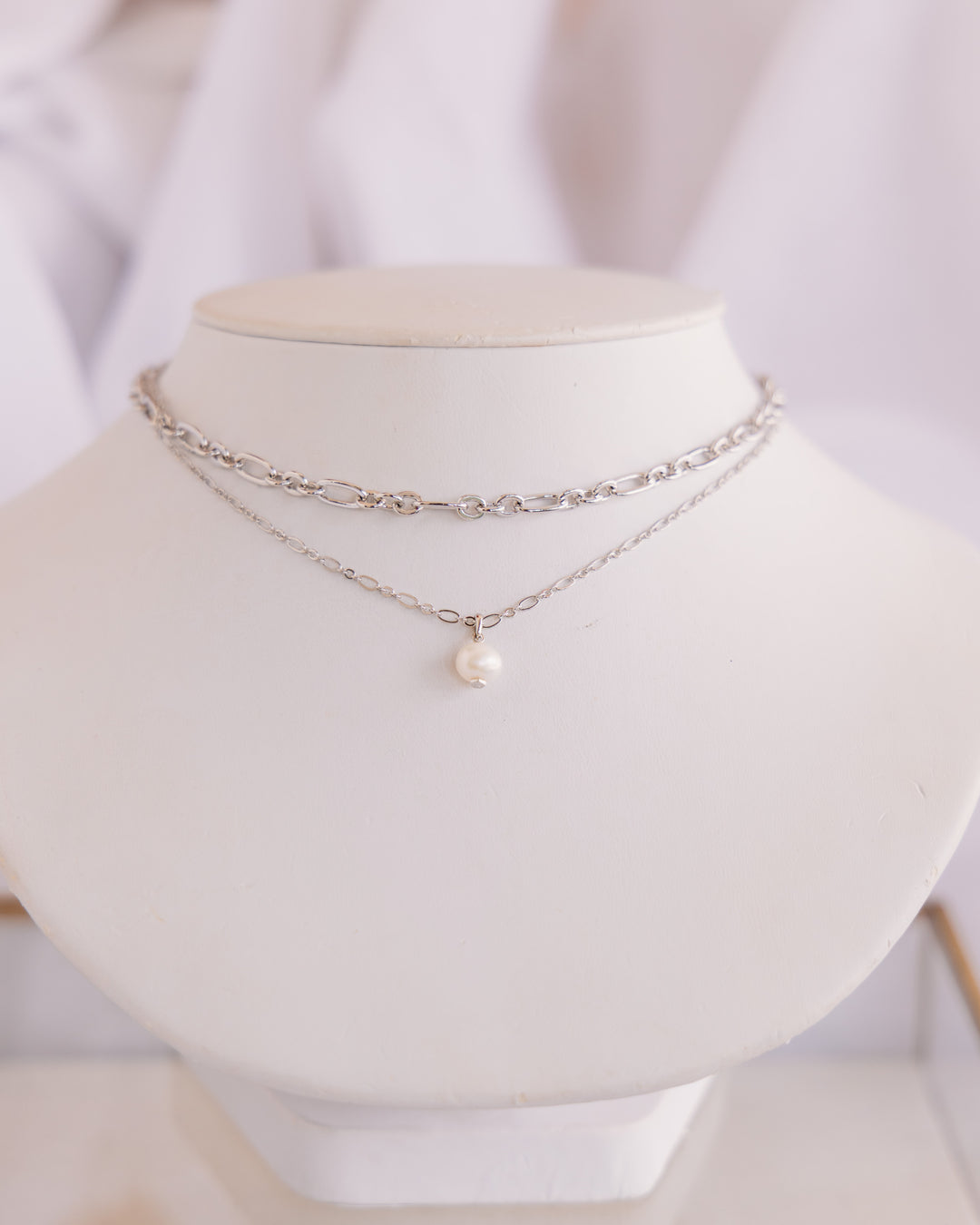 Kendra Scott: Ashton Multi Strand Necklace in Silver