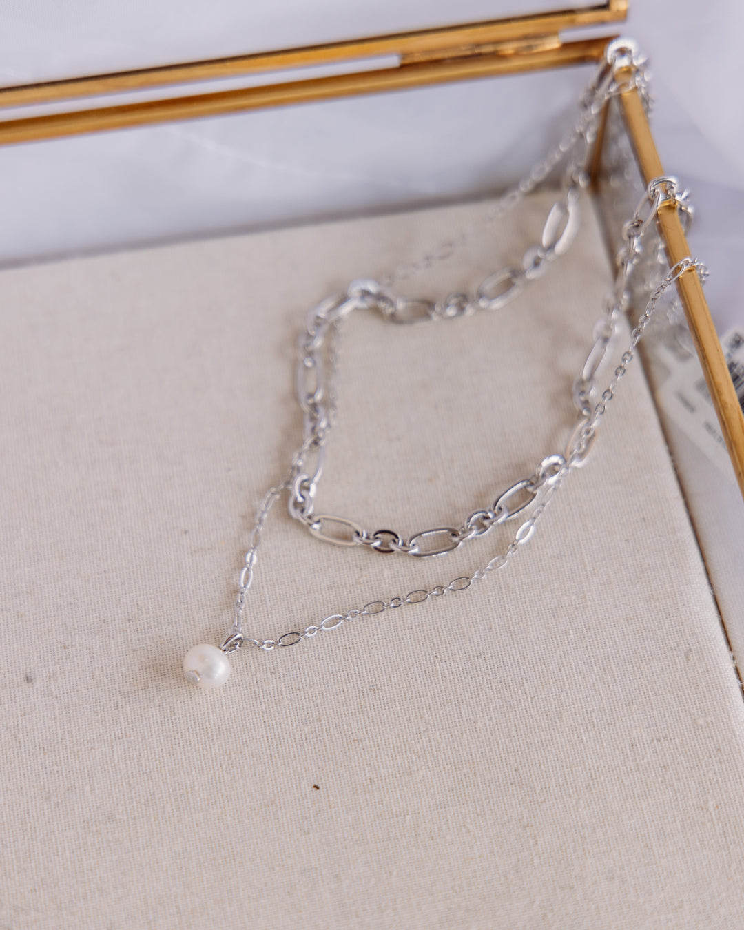 Kendra Scott: Ashton Multi Strand Necklace in Silver