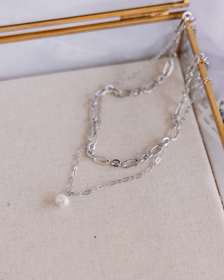 Kendra Scott: Ashton Multi Strand Necklace in Silver