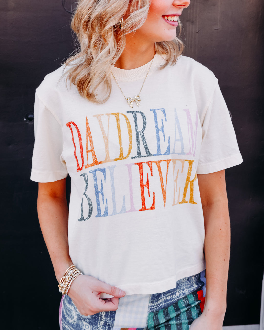 Poppy & Pine: DayDream Believer Crop Tee