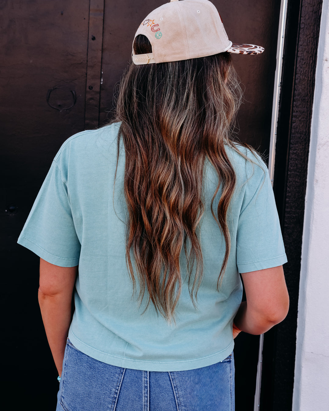 Poppy & Pine: Bandana Pinwheel Crop-Tee