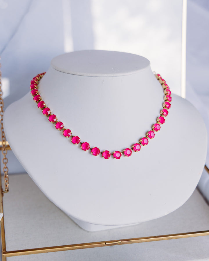 TOVA: (N5715UOR) Oakland Necklace Ultra Orchid