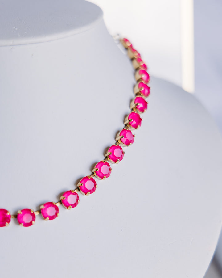 TOVA: (N5715UOR) Oakland Necklace Ultra Orchid