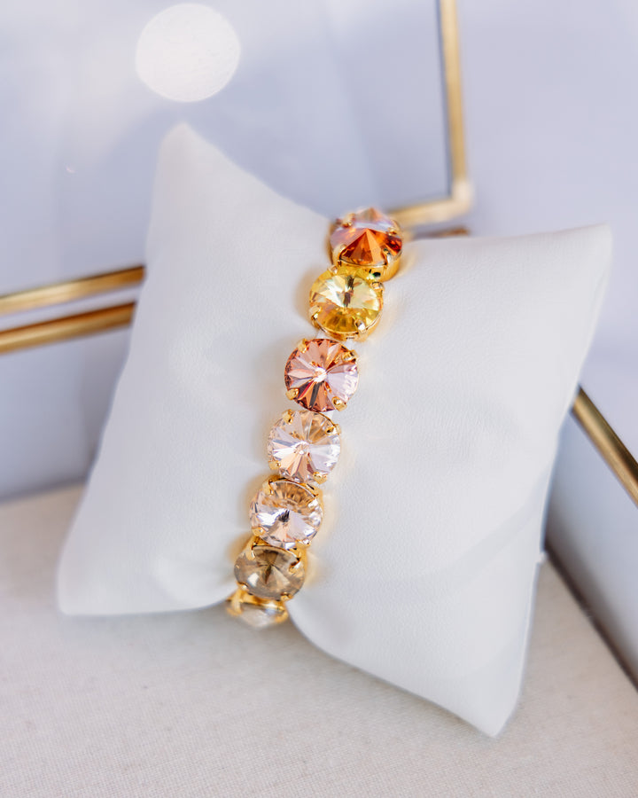 TOVA: (B7077CGB) Croatia Stretch Bracelet Candy Glam Blush