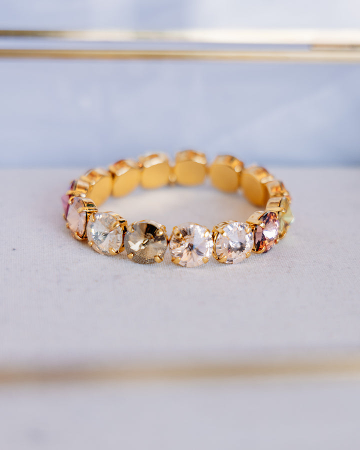 TOVA: (B7077CGB) Croatia Stretch Bracelet Candy Glam Blush