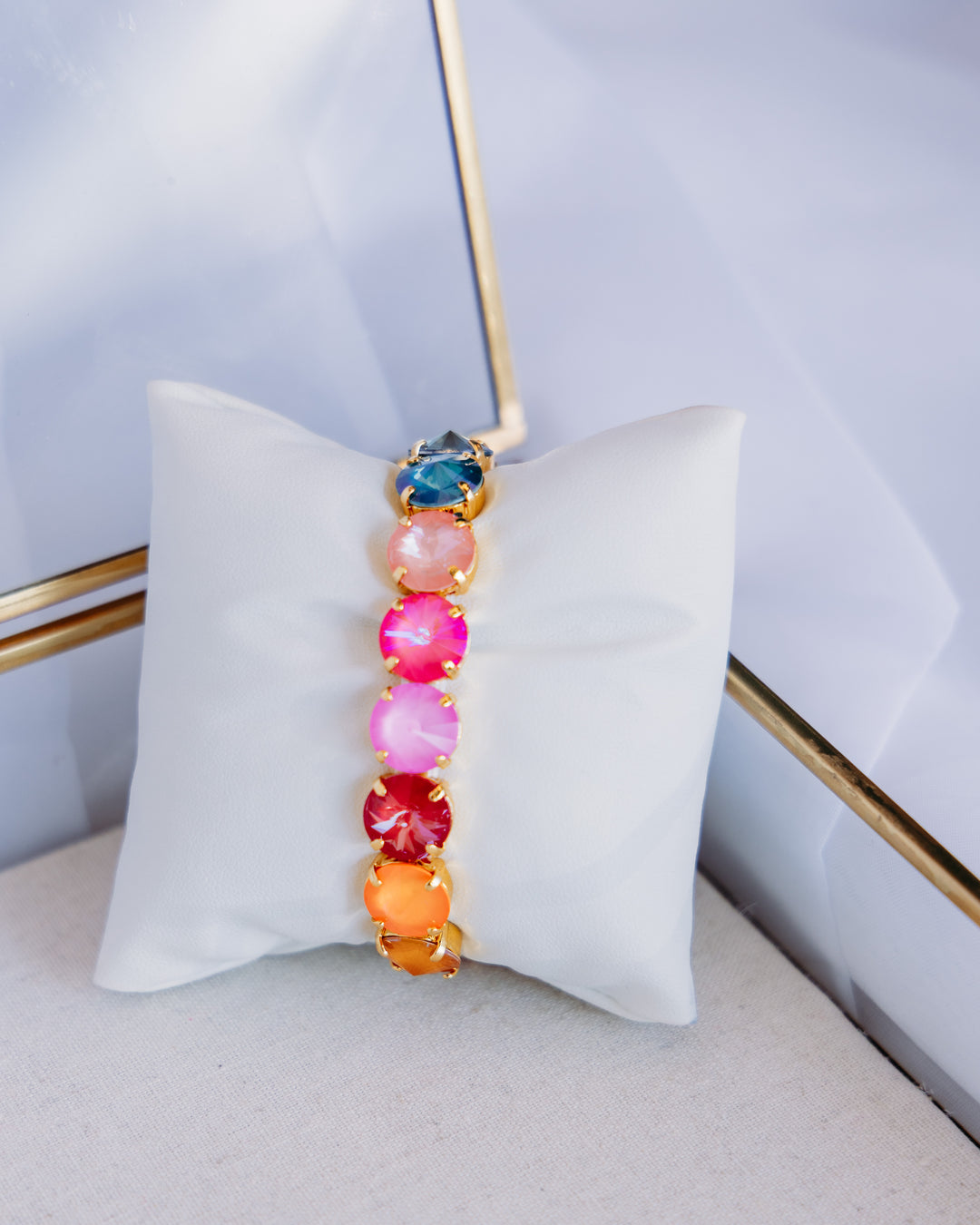 TOVA: (B7077WAT-M) Croatia Stretch Bracelet Watermelon