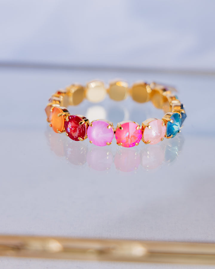 TOVA: (B7077WAT-M) Croatia Stretch Bracelet Watermelon