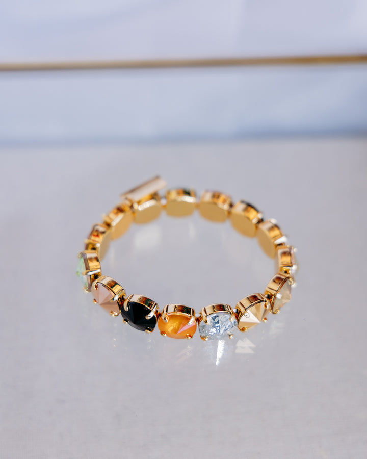 TOVA: ( B7077MM) Croatia Stretch Bracelet Mixed Metal