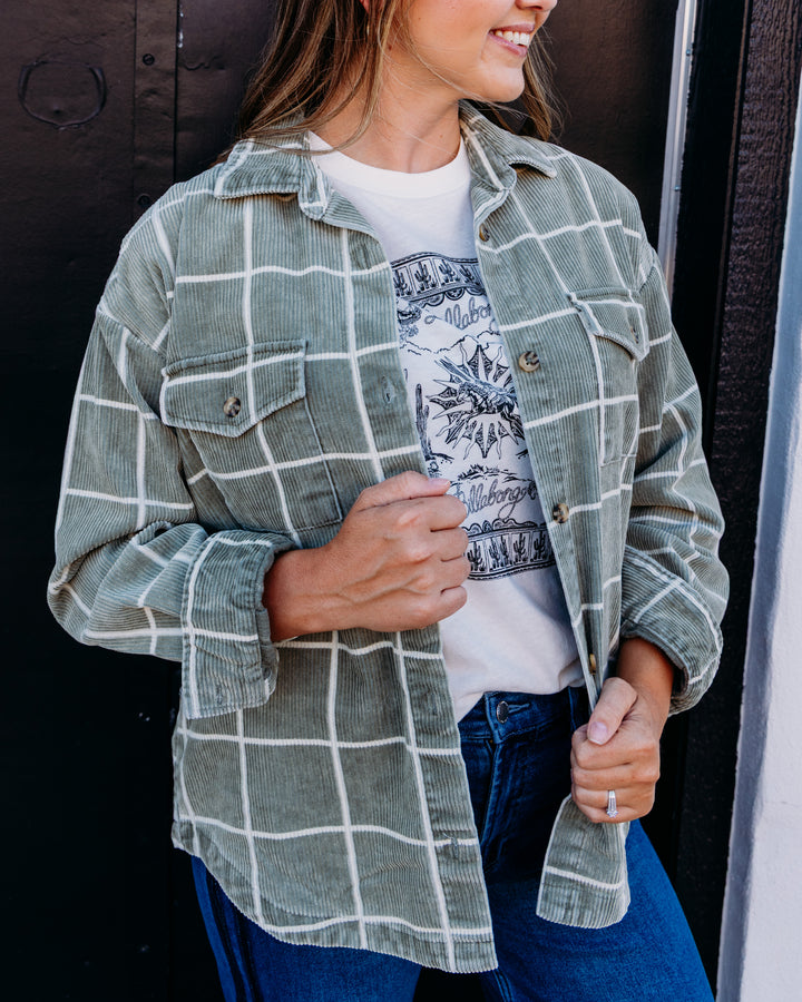 Billabong: Fadeaway Shacket in Canteen (BL002067W)