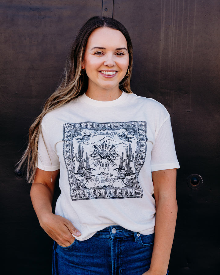 Billabong: Heading West Tee in White Cap (BL000867W)