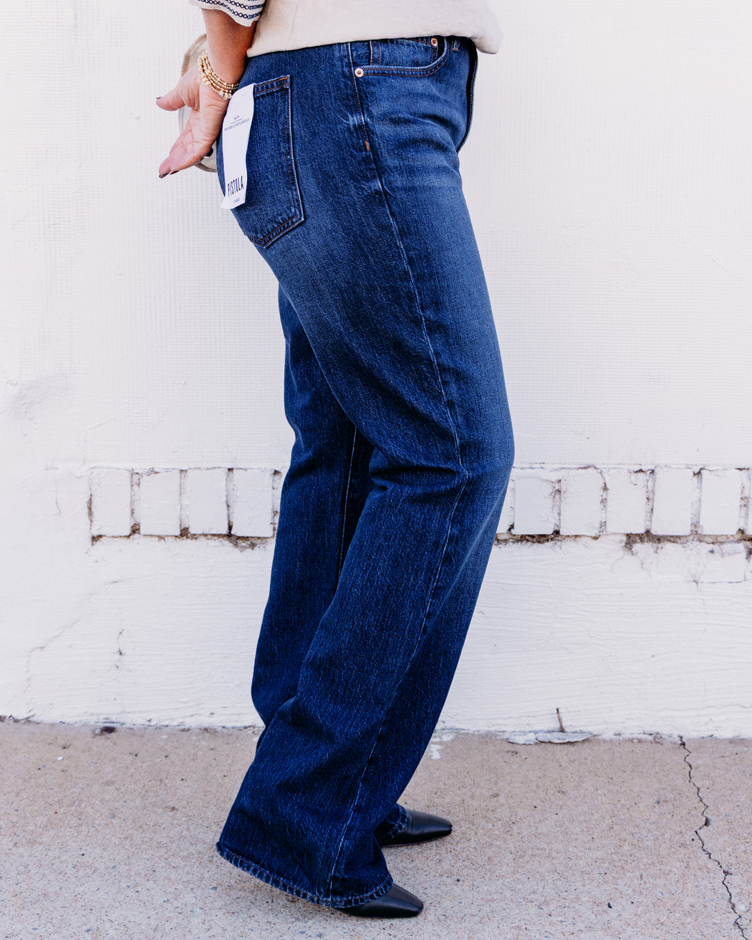 Pistola: Dakota High Rise Authentic Bootcut in Skyscraper (P00016540)