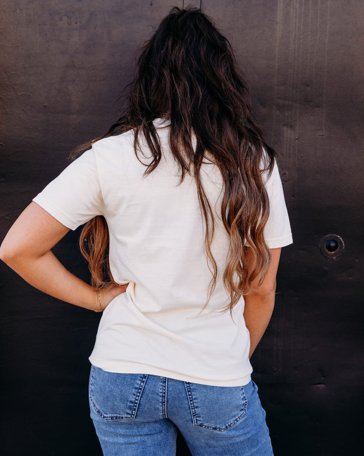 Poppy & Pine: God Can Do It Tee in Ivory