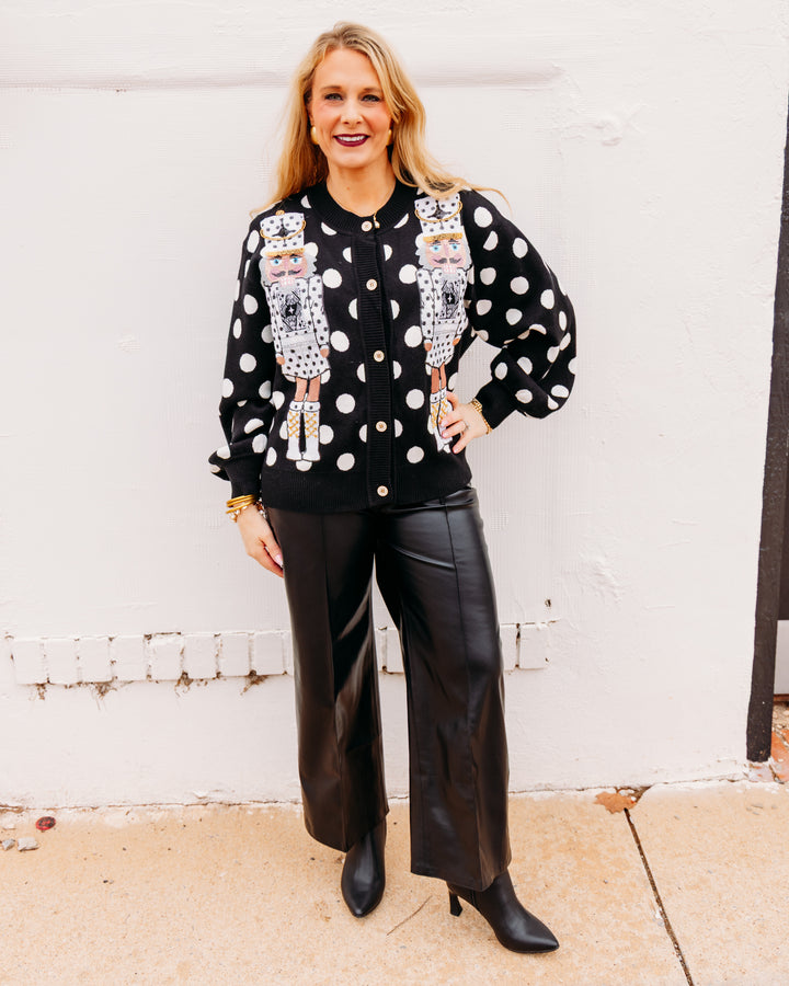 Another Love: Sparkle Leather  in Black - The Vogue Boutique
