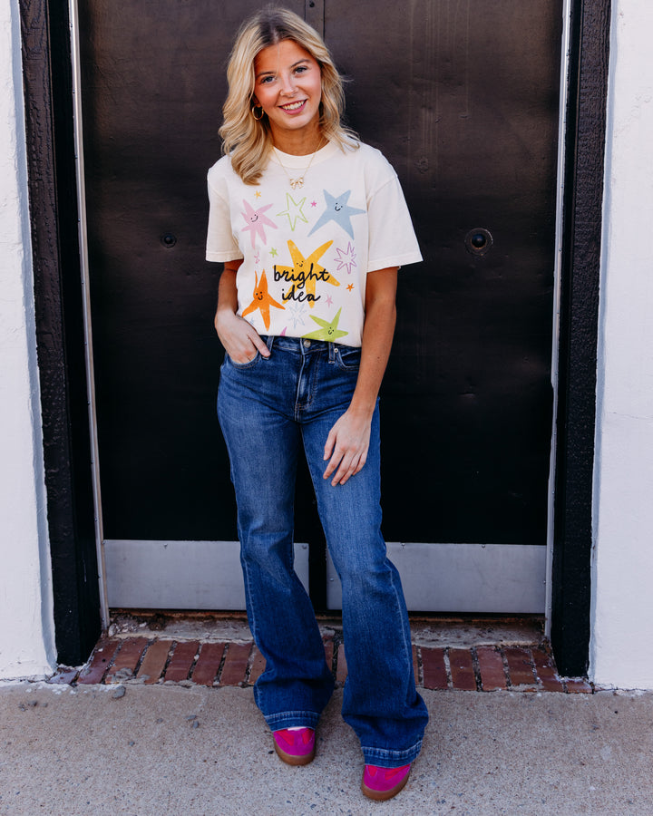Poppy & Pine: Bright Idea Tee in Ivory